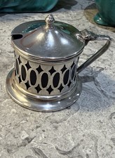Sterling Silver Mustard Pot