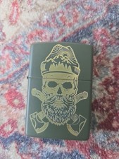 Zippo Lighter Bearded Skull