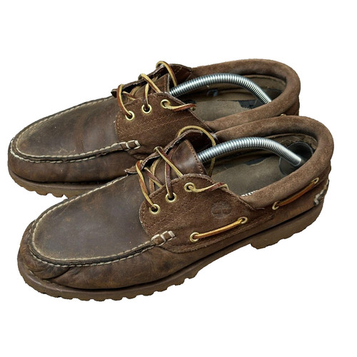 Timberland brown leather eye - brown, 3-eye