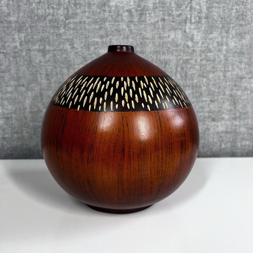 Hand painted ceramic vase - hand,