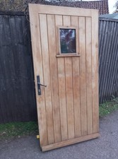 Quality Oak Exterior Door  Quite Wide 