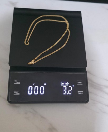 18ct franco solid gold - 18ct,