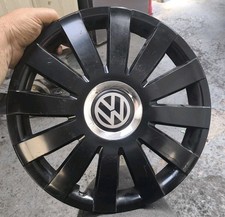 Wheel Trims x1 14" fit  VW POLO LUPO GOLF Black 