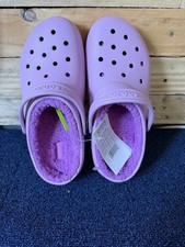 Crocs Pink Fleece Lined UK 5J
