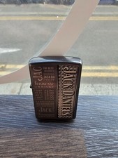 Zippo Jack Daniel's Tennessee Whiskey Lighter Black Matte USA Made 2014