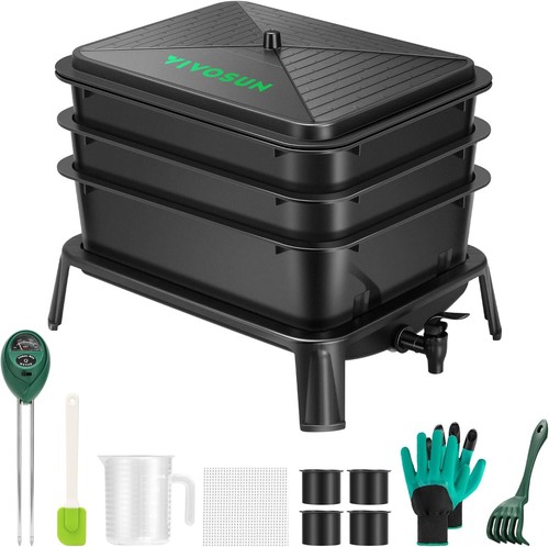 Vivosun tray worm composter - worm,