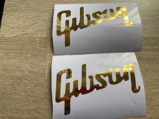 GIBSON GUITAR STICKERS X 2