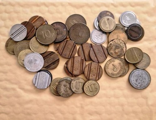 Fruit machine tokens - 46,