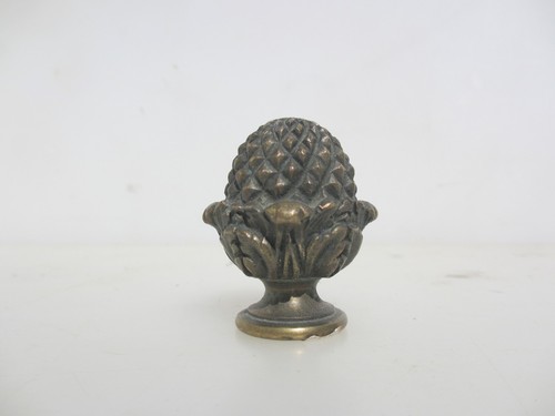 Antique brass furniture - brass, finial