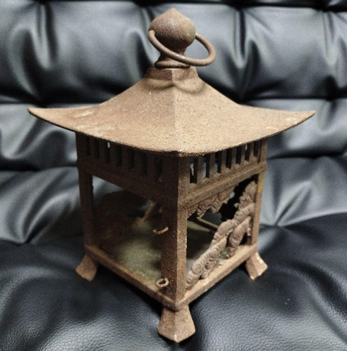 Japanese antique lantern - a,