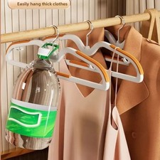 10PCS Set Short Neck Clothes Hanger Wardrobe Storage Organiser