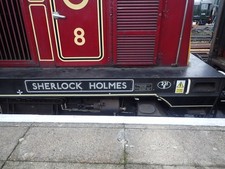 Photo A3 A nice touch on the locomotive Sherlock Holmes North Weald Bass c2021