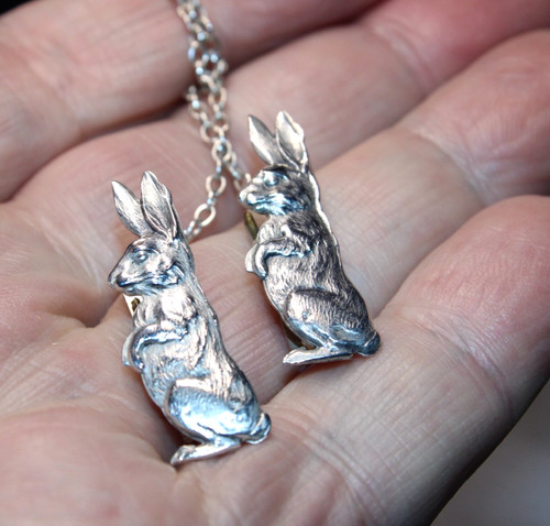 American silver hares bib - hares,