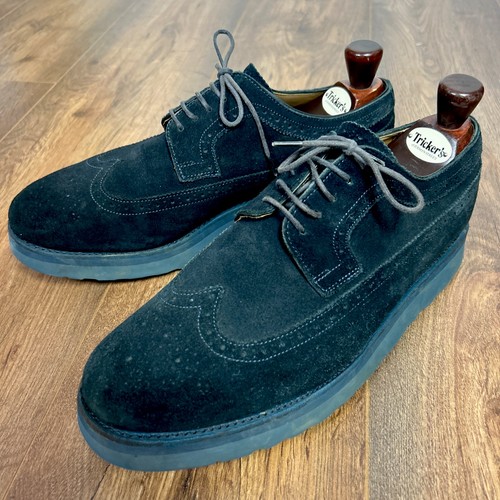 Grenson suede brogues - grenson, blue