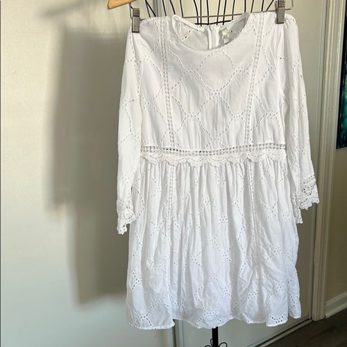 Zara white lace dress - zara,
