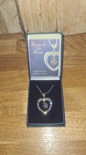 Bradford Exchange Secrets of the Heart Faberge-inspired pendant with diamond