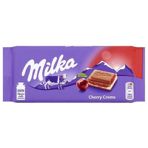 25x milka cherry cream - cherry,