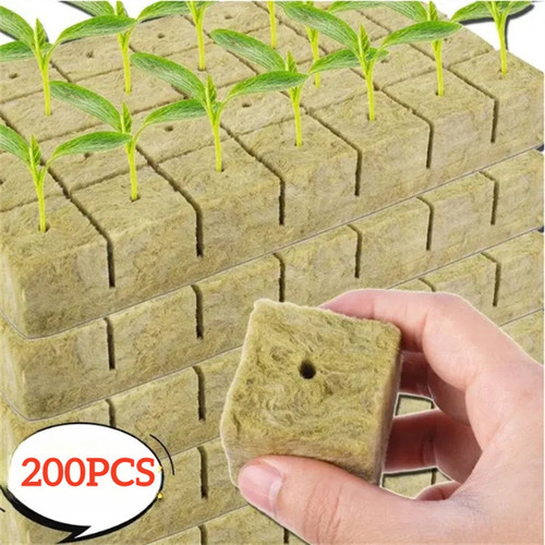 200pcs rockwool grow - 200pcs,