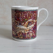 Royal Worcester Zodiacs Mug Scorpio Bone China 9.5cm Floral Astrology Scorpion