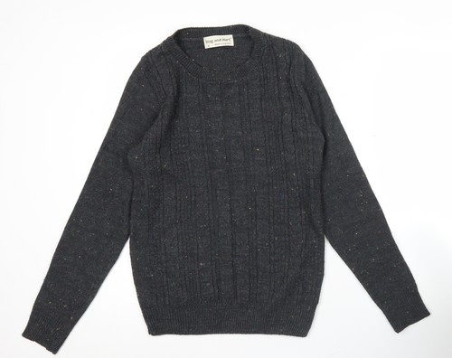 Stag and hart mens grey - grey, cable