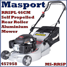 Masport RRSP 18L Self-Propelled 46cm Rear-Roller Alloy Deck Lawnmower Lawn Mower
