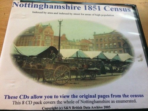 Nottinghamshire 1851 census - nottinghamshire,