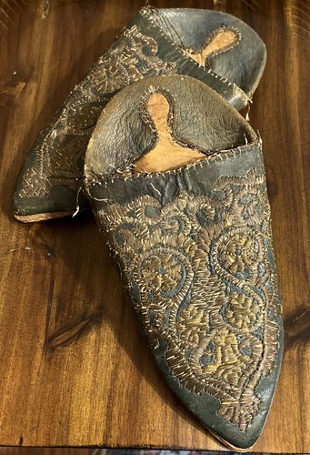 Vintage moroccan slippers - vintage,