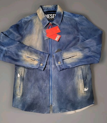 Diesel clime jacket - clime, leather