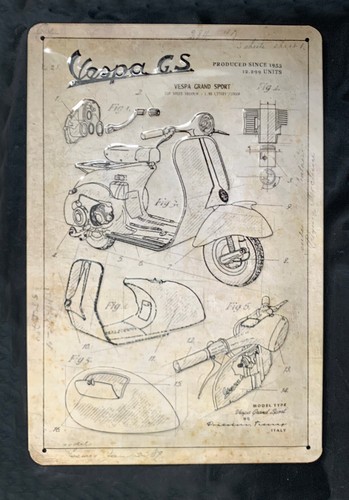 Vespa scooter 1955 - gs,
