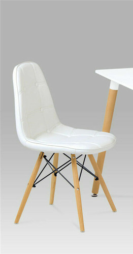 White leather dining kitchen - white,