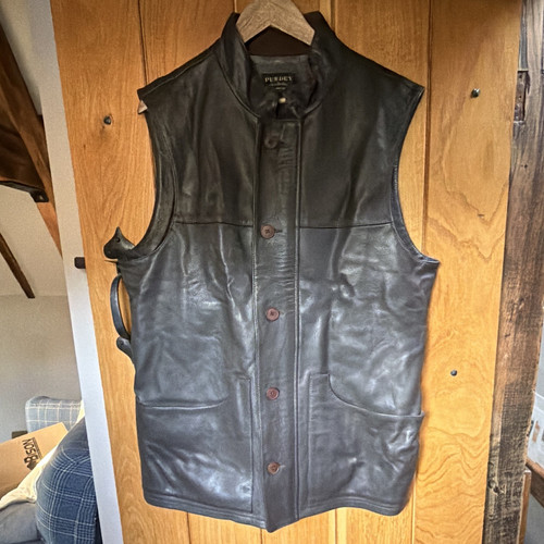 Purdey brown leather shooting - purdey,
