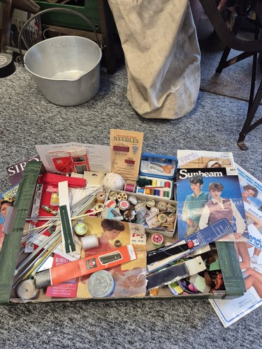Vintage sewing knitting - vintage, sewing,