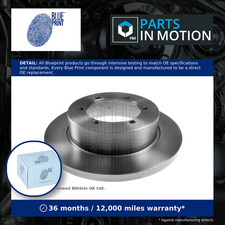 2x Brake Discs Pair Solid Rear