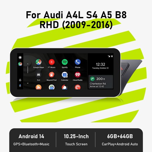 64gb carplay stereo hd - 10.25",