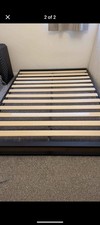 Metal Double Loft Bed Frame