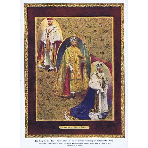King george coronation robes - king,