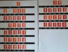 x(GB-U158) GB 2011-21 (46) Machins Security Red 1st on paper ALMOST COMPLETE