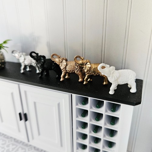 Dolls house elephant ornament - elephant,