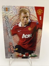 Manchester United Paul Scholes Limited Edition Adrenalyn Card
