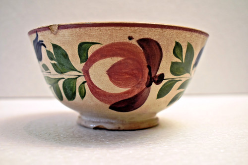 Antique folk art pottery - art,