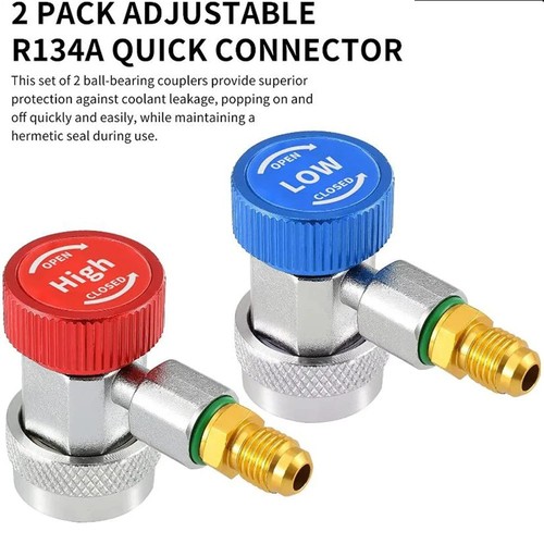 R134a quick connector - 2x,