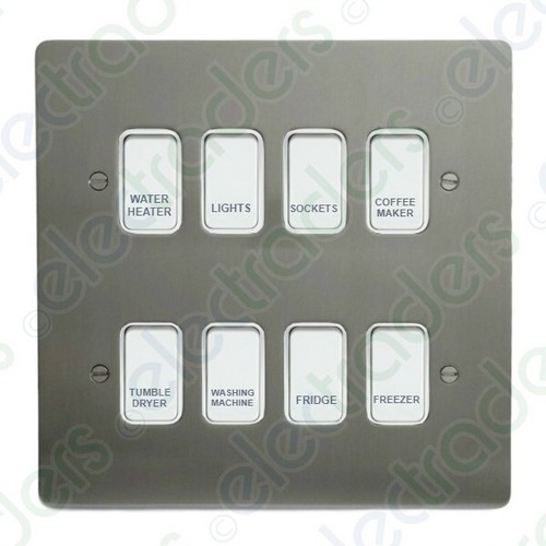 Flatplate satin chrome kitchen - satin,