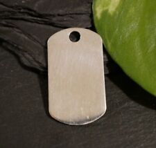 Plain Silver Pendant Plaque