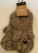 NEXT Charlie The Cockapoo Footsie Slippers Size S/M - Read Description