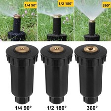 90-360° Lawn Garden Pop Up Sprinkler Spray Head Irrigation Watering System UK