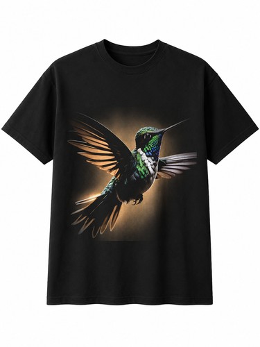 Hummingbird greyscale bird - greyscale,