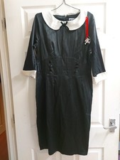 Bnwt Hell Bunny Black Satin