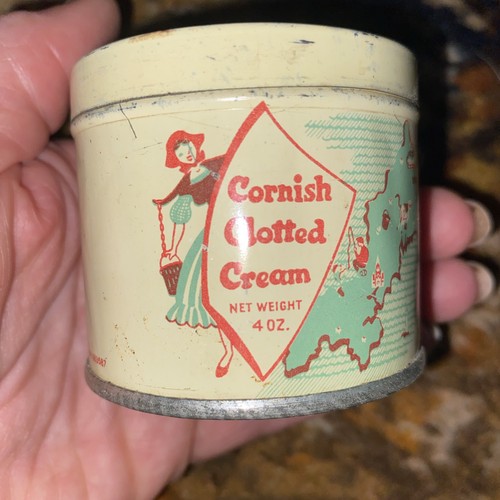 Vintage tin cornish clotted - vintage,