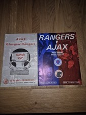 Ajax v Rangers 1972/73 Super Cup Original Perfect Condition