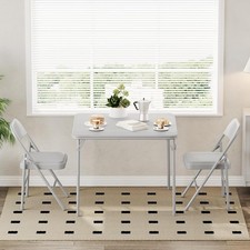 Folding PU Leather Dining